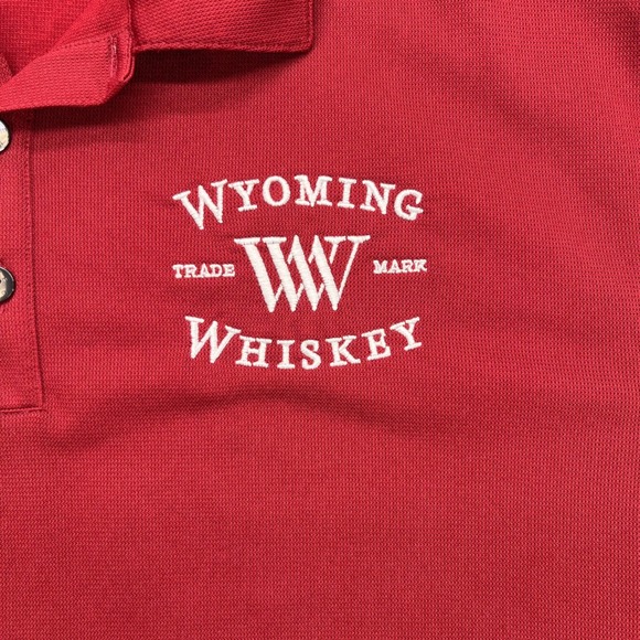 Nike Other - Wyoming Whiskey Nike Mens XL Dri-FIT Polo Shirt Red Golf Performance